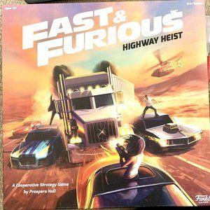 Funko Games Fast & Furious: Highway Heist Board Games Box 2021 New Defects